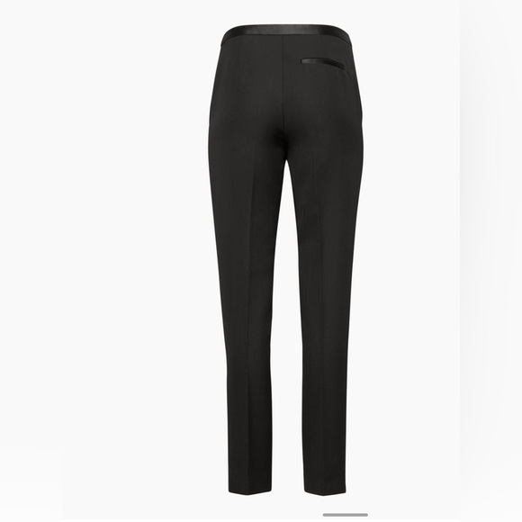 NWT Aritzia Babaton Elaborate Pant Black Size 4 wool mid-rise cigarette pants - Picture 8 of 16
